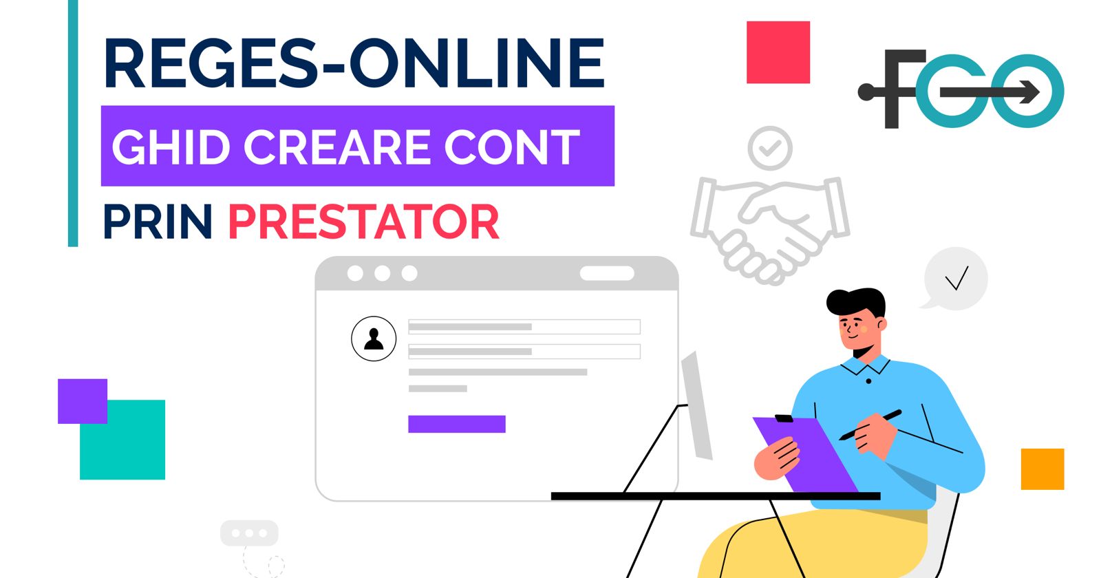 Ghid pentru crearea contului REGES-Online al angajatorilor din mediul privat prin prestator de servicii